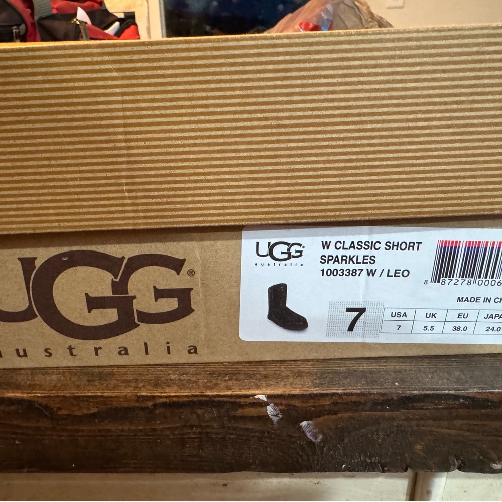 UGG Women's Sequin Short Boots in Purple